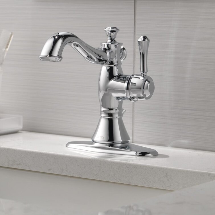 Delta Cassidy Single Handle Bathroom Faucet Everything Bathroom   Cassidy™ Delta Bathroom Faucet With Drain Assembly 